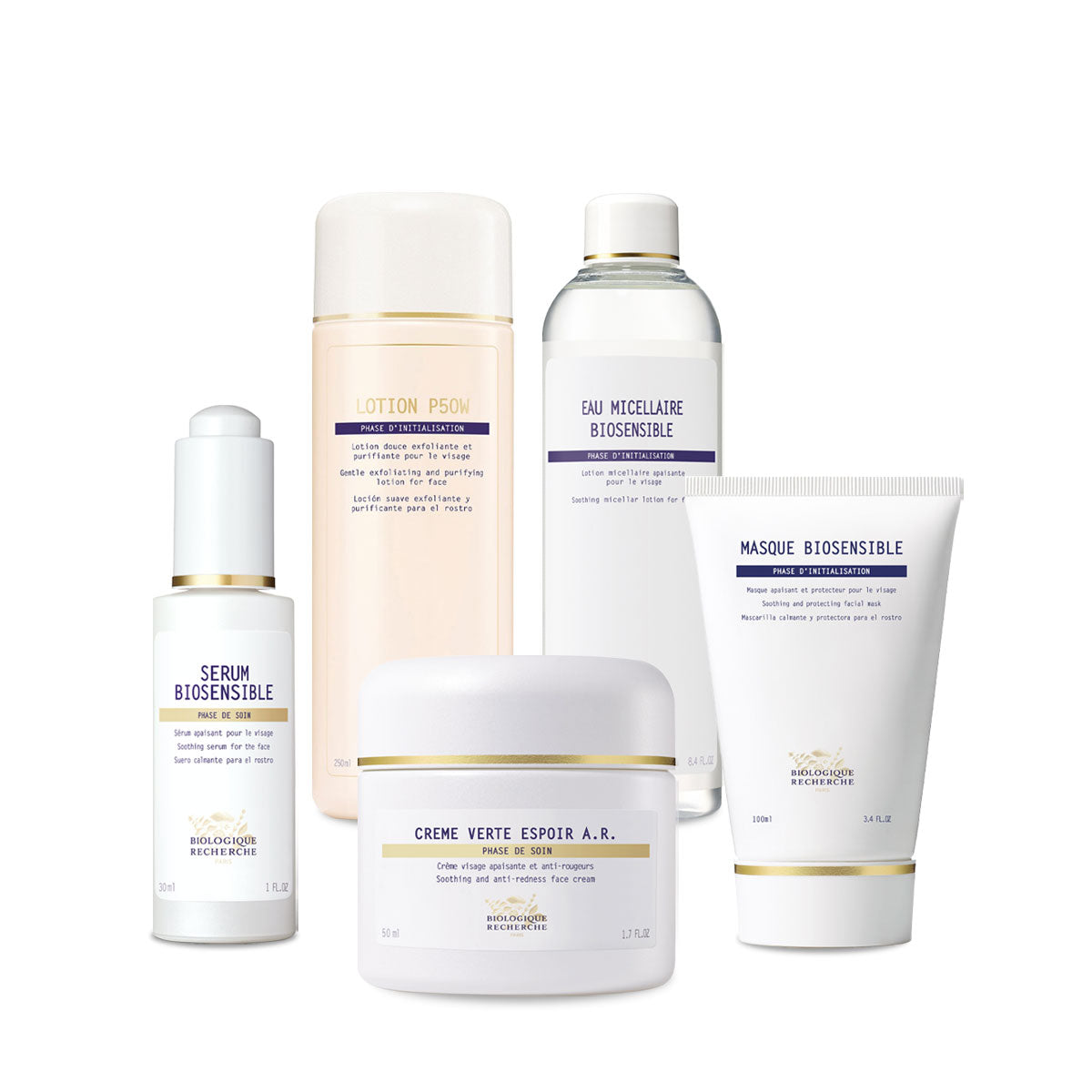 Biologique Recherche Biosensible Sensitive Skin Collection