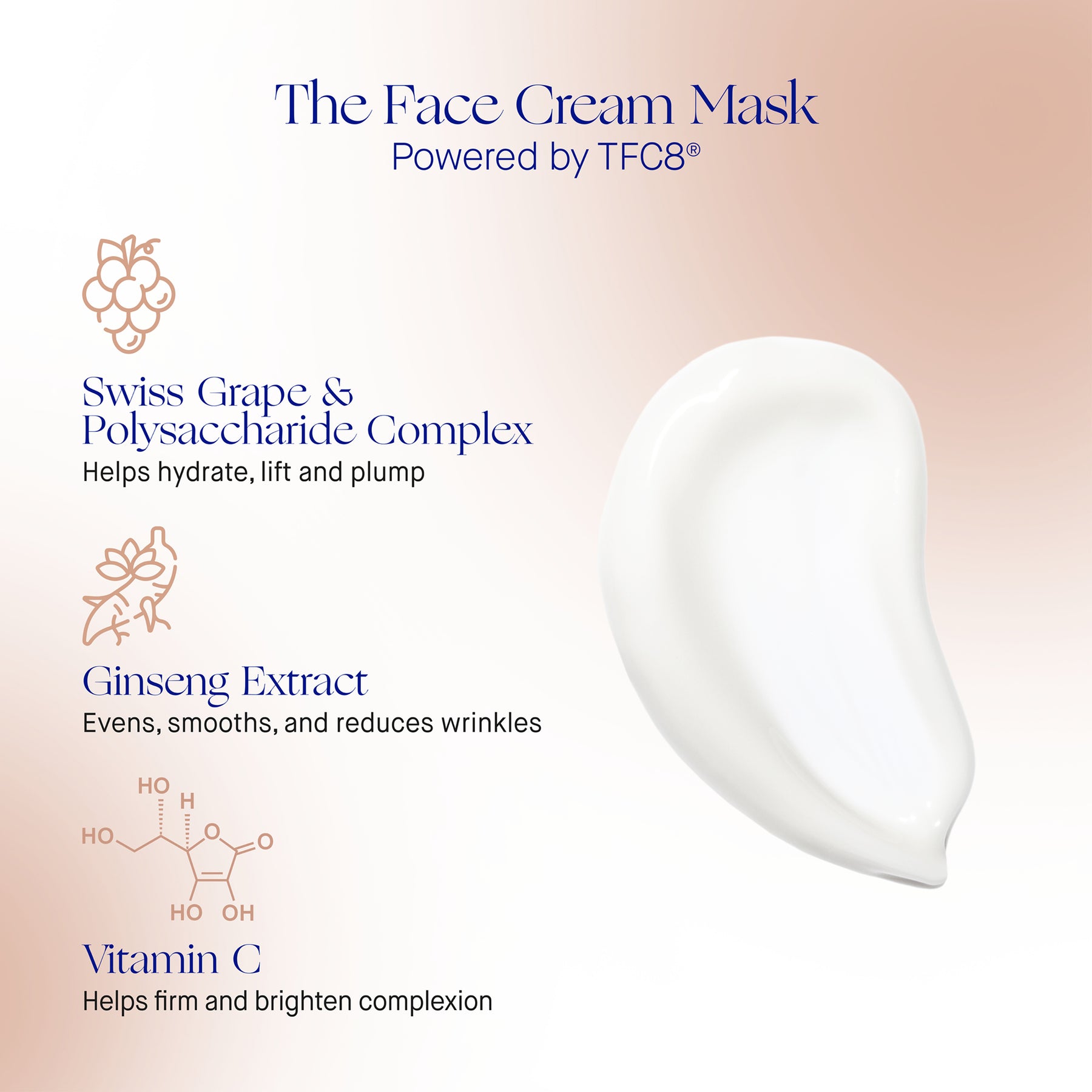 The Face Cream Mask -- Powered by TCF8 ** 1.7fl oz/50ml