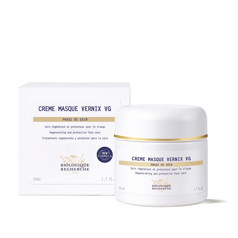 Biologique Recherche Creme Masque Vernix VG skin repair cream, regenerating moisturizer to strengthen barrier and nourish dry, damaged skin