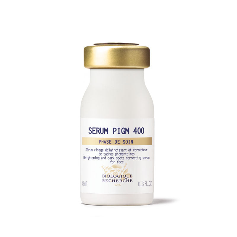 Biologique Recherche Serum PIGM 400 Brightening & Dark Spots Correcting Serum For Face. Targets hyper-pigmentation