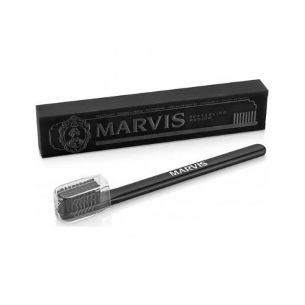 Marvis Black Medium Bristle Toothbrush