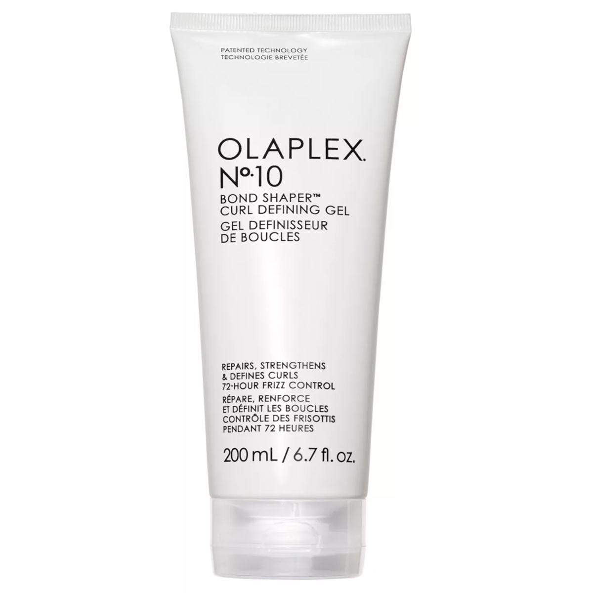 Olaplex No. 10 Bond Shaper Curl Defining Gel tube on a white background