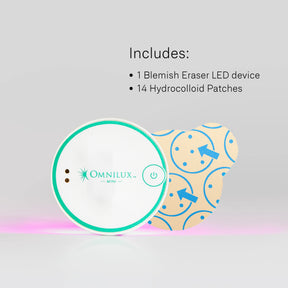 Blemish Eraser -- Mini LED Device ** 14 Hydrocolloid Patches
