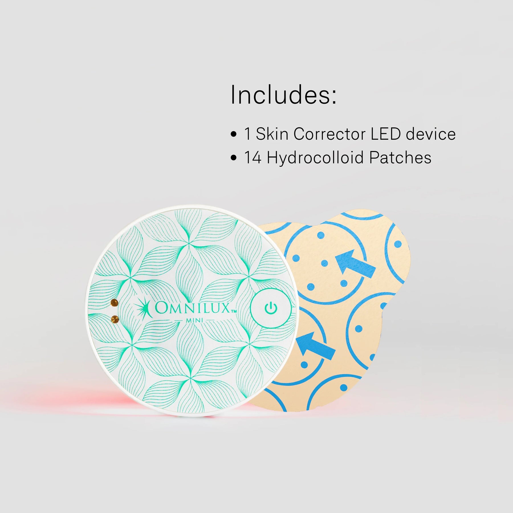 Skin Corrector -- Mini LED Device ** 14 Hydrocolloid Patches