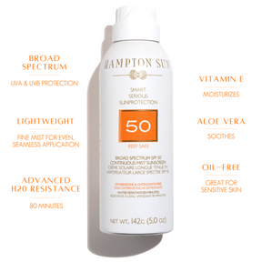 SPF 50 Continuous Mist Sunscreen -- 5.03 oz
