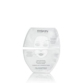 111 skin Anti Blemish Bio Cellulose Facial Mask Sachet Open