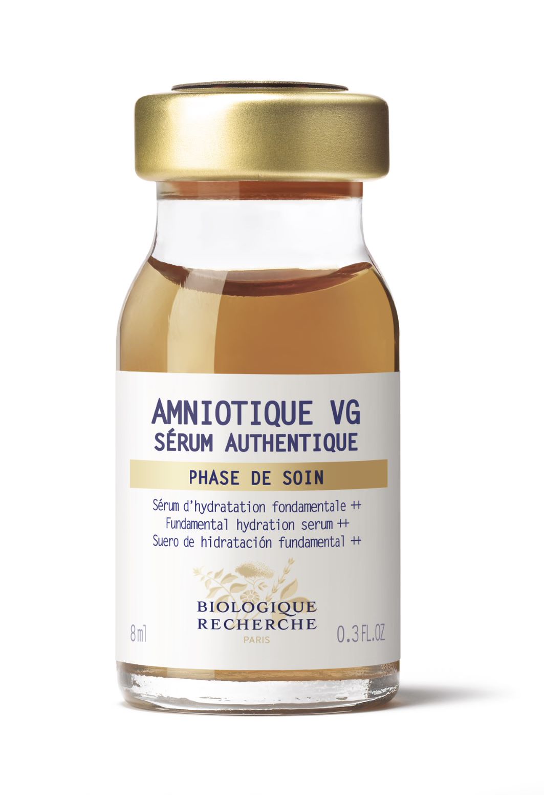 Biologique Recherche Sérum Amniotique VG moisturizing serum for dehydrated, dry, and sensitive skin, improves hydration and comfort