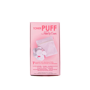 Toner Puff -- 7 Piece Set ** Plus 1 Pink Mess Laundry Bag
