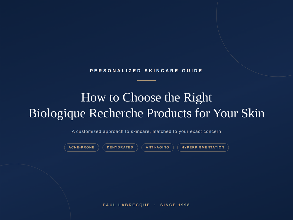How to Choose the Right Biologique Recherche Products for Your Skin Type