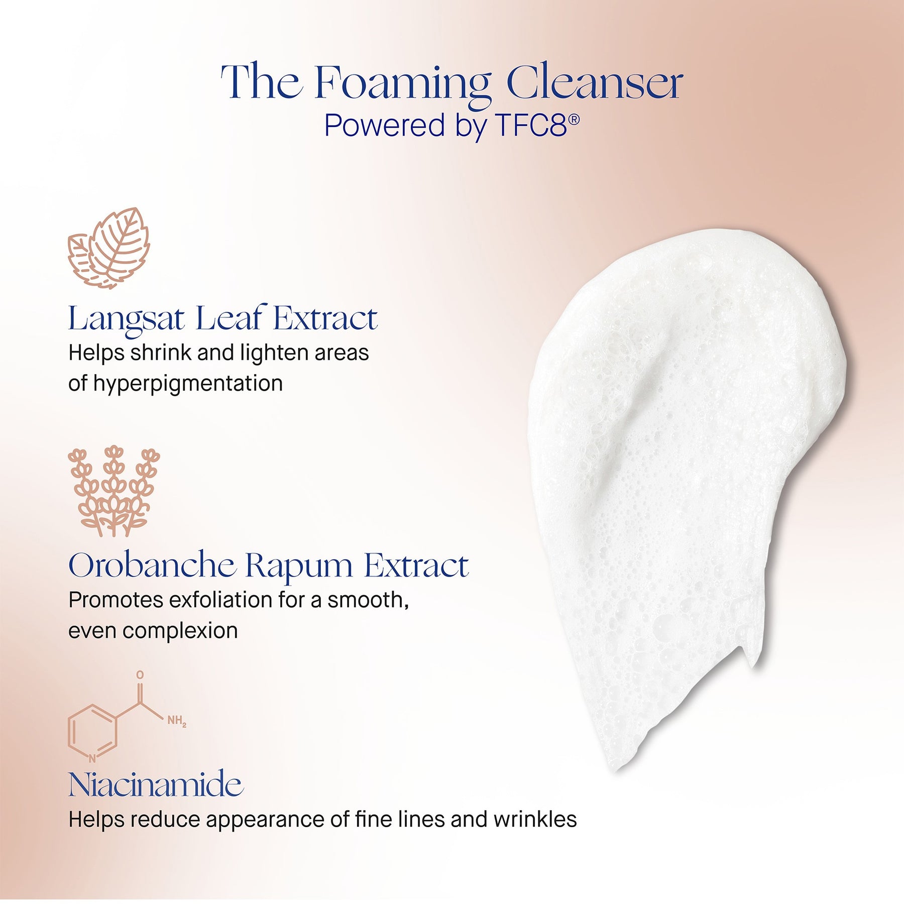 The Foaming Cleanser -- Powered with TFC8 ** 3.38fl oz/100ml
