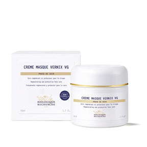 Biologique Recherche Creme Masque Vernix VG skin repair cream, regenerating moisturizer to strengthen barrier and nourish dry, damaged skin