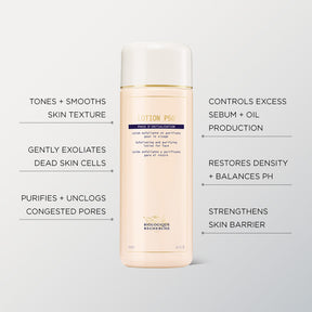 Biologique Recherche P50 exfoliating toner for normal to oily acne-prone skin, balancing lotion to regulate sebum and refine pores
