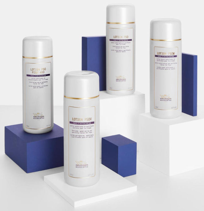 Which Lotion P50 exfoliating Toner Is Right For Your Skin Type? Choose from five custom formulas.