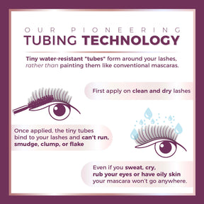 Lash Extension Tubing Mascara -- Black