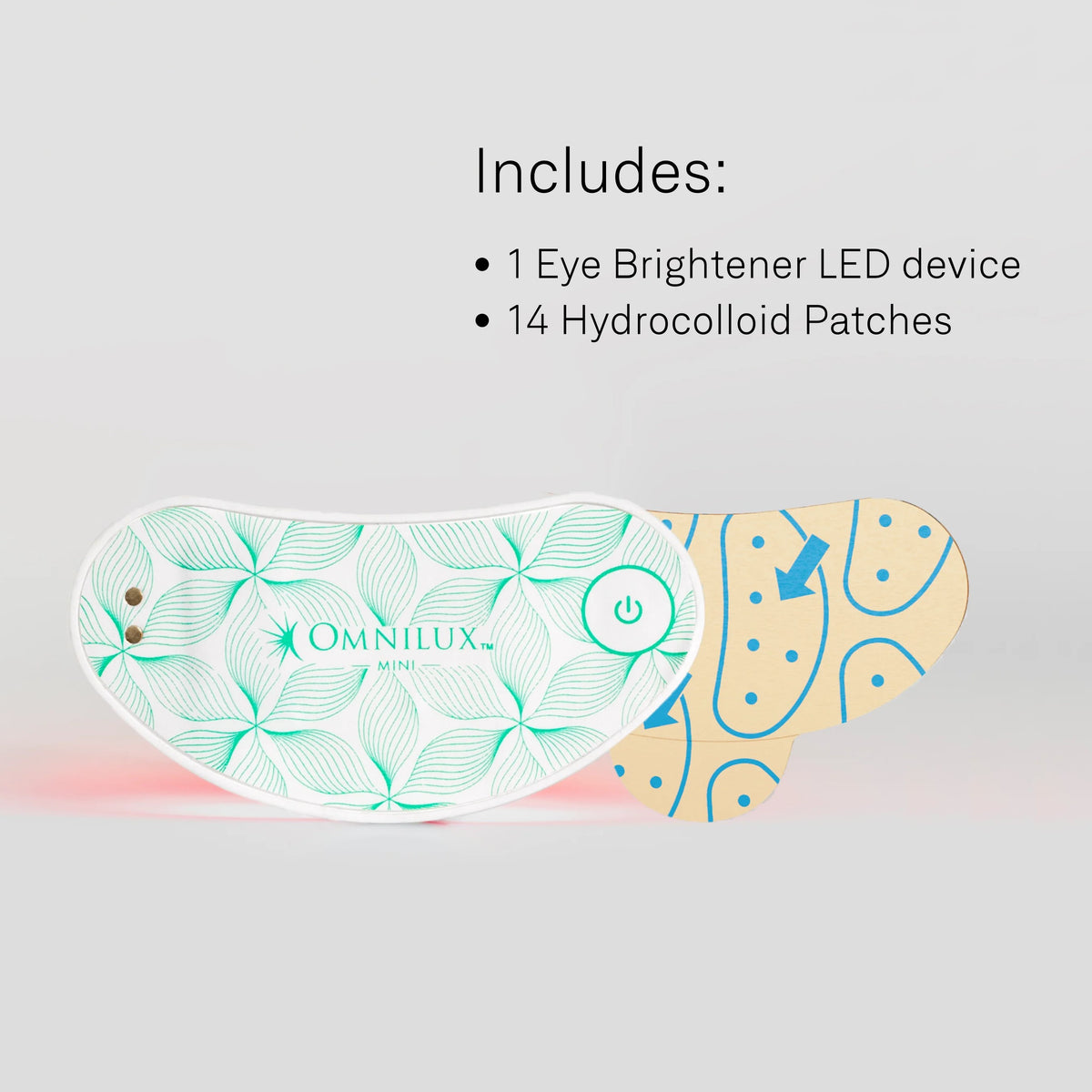 Eye Brightener -- Mini LED Device ** 14 Hydrocolloid Patches