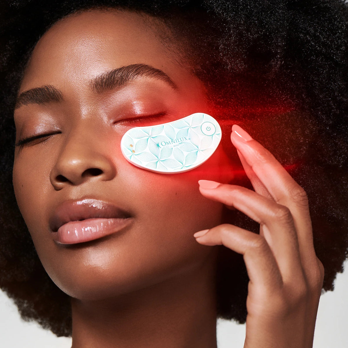 Omnilux Mini LED Eye Device Target Dark Spots, Puffiness + Brighten