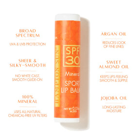 SPF 30 Mineral Sport Lip Balm -- 0.14 oz