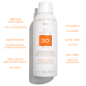SPF 30 Continuous Mist Sunscreen -- 6 oz
