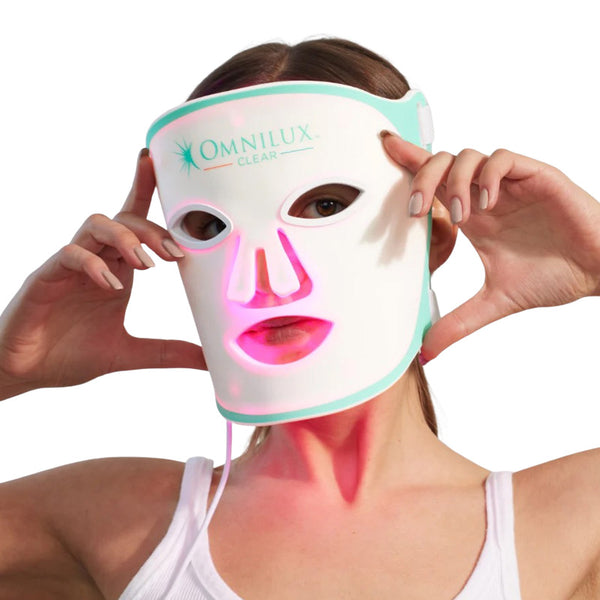 Omnilux Clear | LED Light Therapy Face Mask | For Acne Prone Skin