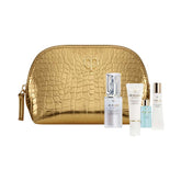 Bright + Brilliant Collection -- 4 Piece Set ** Plus Gold Cosmetic Travel Bag
