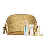 Radiant Essentials Collection -- 5 Piece gift set ** Plus Gold Cosmetic Travel bag