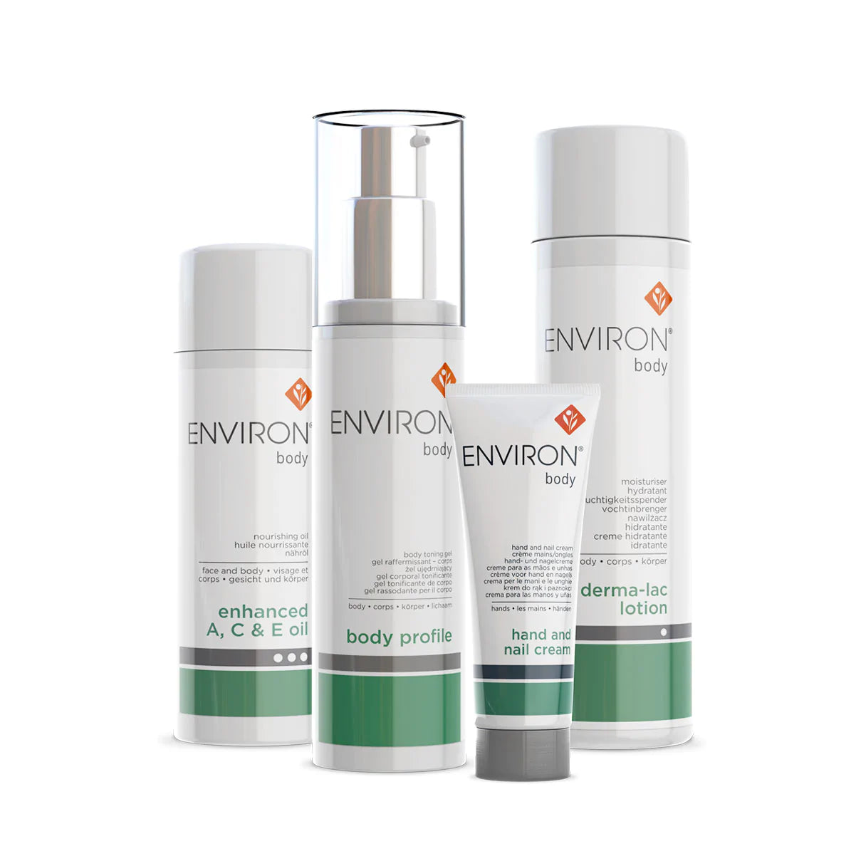 Environ Body Essentia Collection. Environ Dermalac Lotion & A,C,E Body Oil