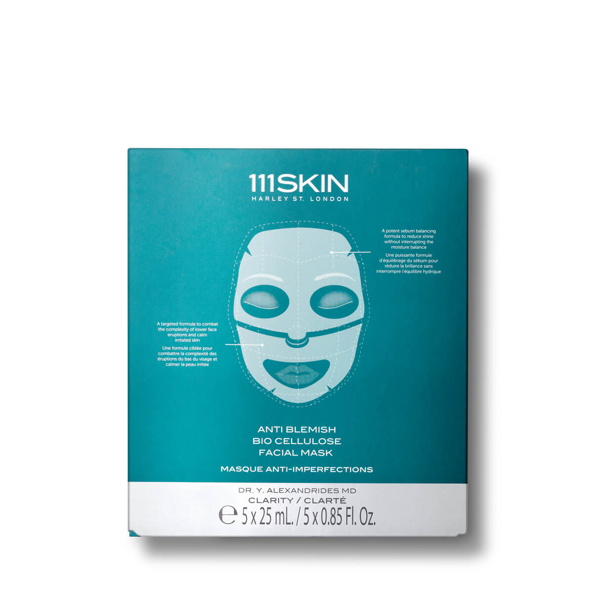 Anti Blemish Bio Cellulose Facial Mask -- Box of 5