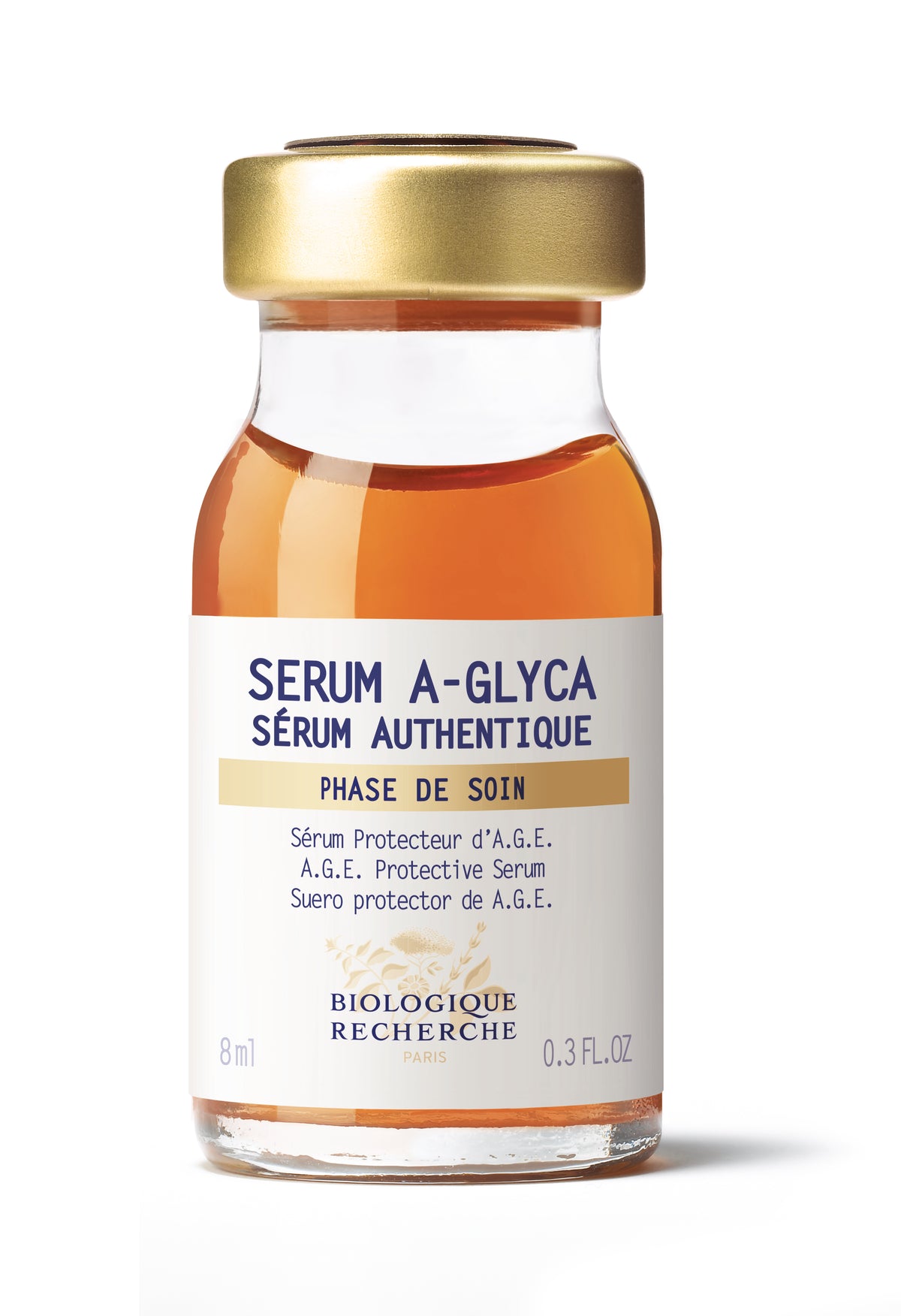Biologique Recherche Serum A-Glyca anti-aging serum to fight glycation, firm skin, and reduce fine lines and loss of elasticity