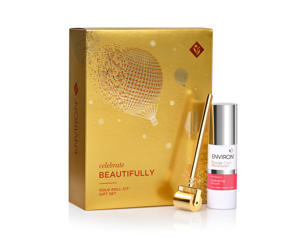 Environ Gold Cosmetic Roller Gift Set with Free Hydrating Serum