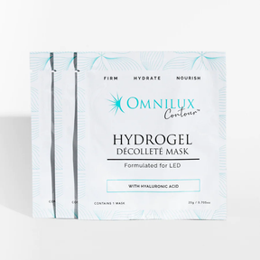 Hydrogel Neck & Decollete Mask -- With Hyaluronic Acid