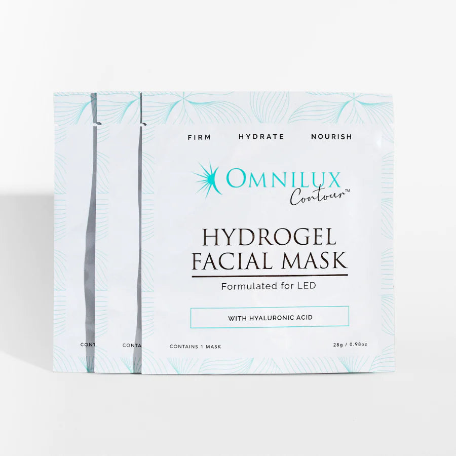 Omnilux Contour -- Hydrogel Facial Mask ** Pack of 6 or 12