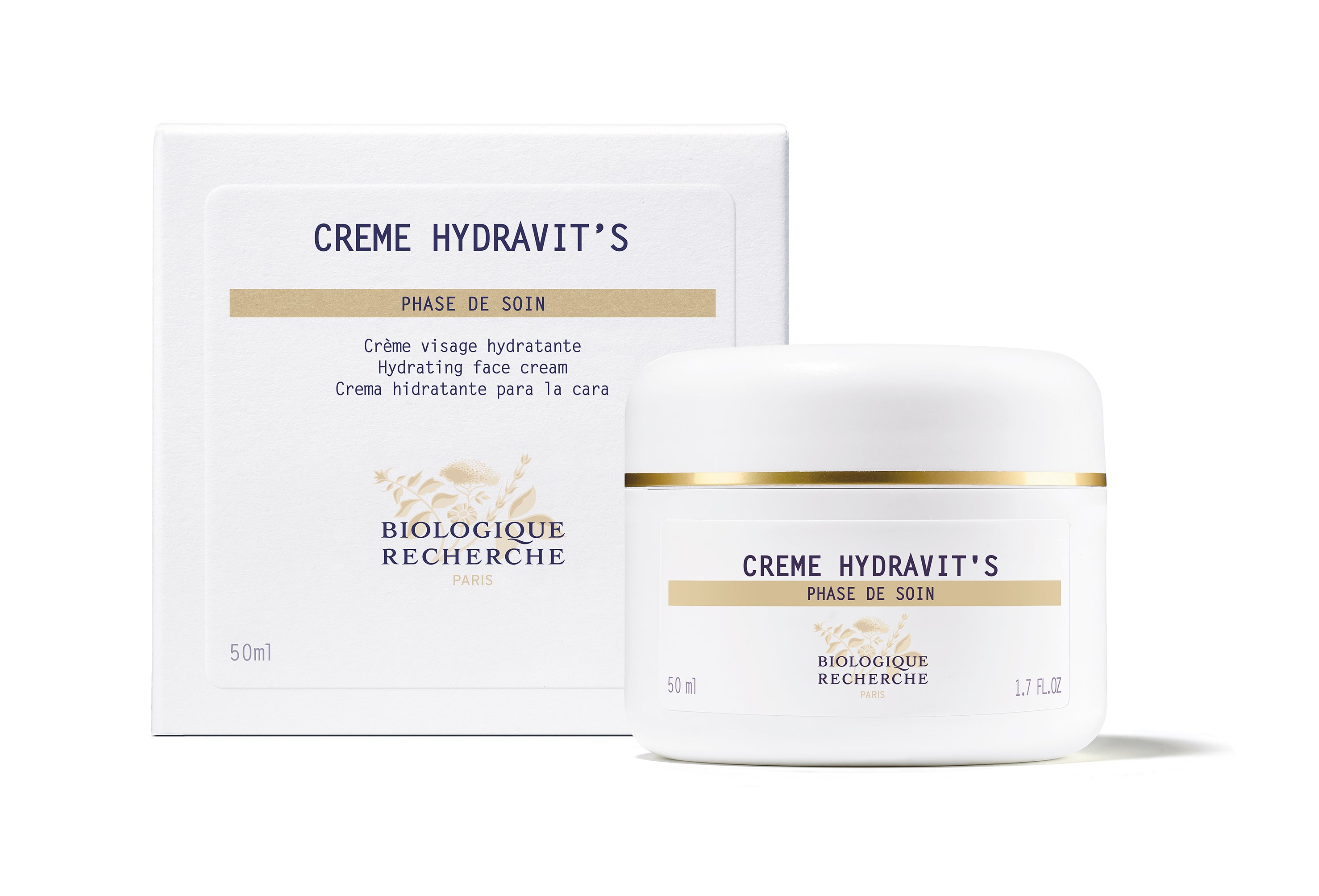 Creme Hydravit's フェイスクリーム 50ml Biologique Recherche Creme Hydravit's Hydrating Face Cream